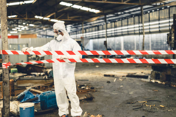 Professional Odor Removal technician working in Dahlonega, GA